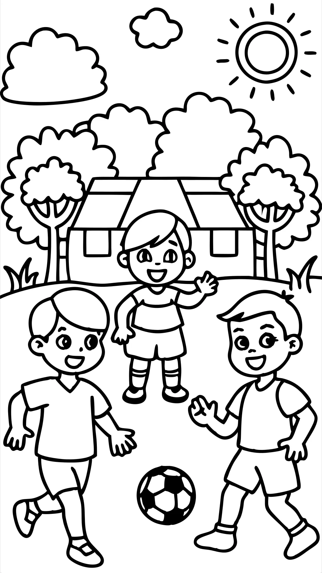 soccer coloring pages